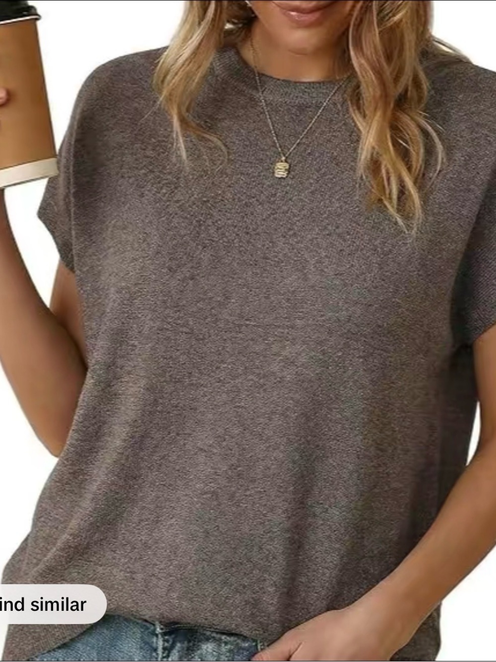 NWT women’s short sleeve sweater